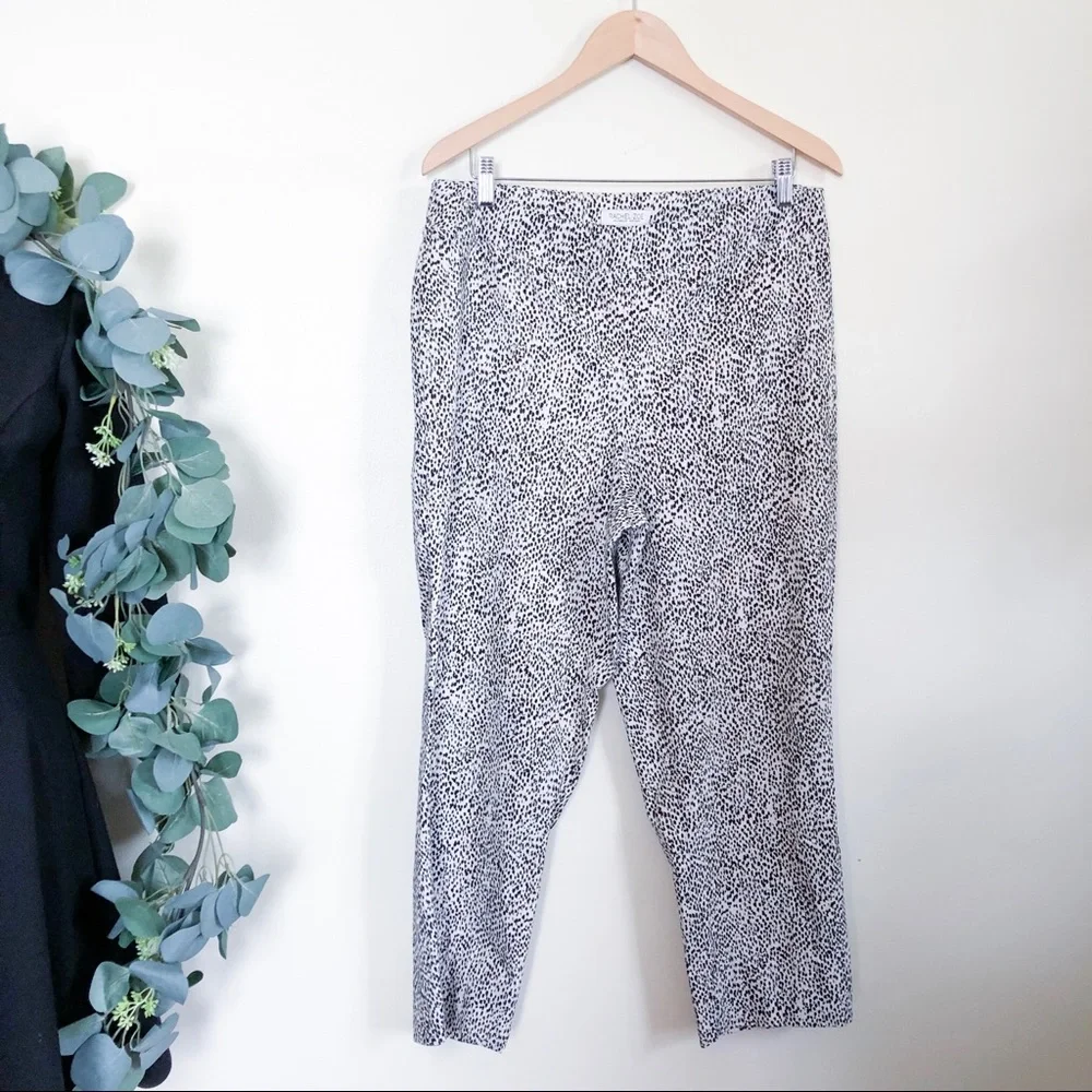 rachel zoe | animal print cigarette pants 14W